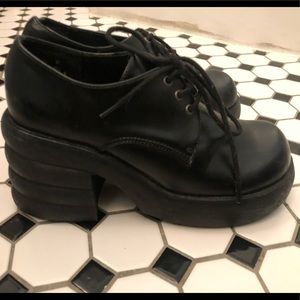 90s Platform Mary Janes
